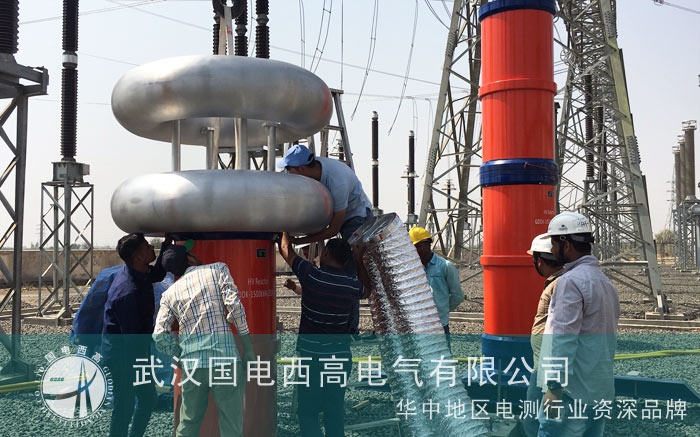 印度調試GDTF-4500/750串聯諧振測試系統