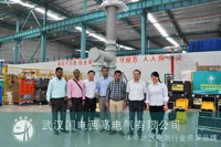 孟加拉農(nóng)網(wǎng)客戶來訪考察試油機(jī)及絕緣電阻測試儀