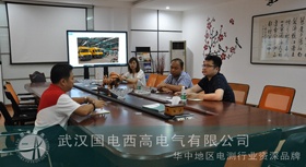 上海某新能源集團(tuán)到訪國電西高考察