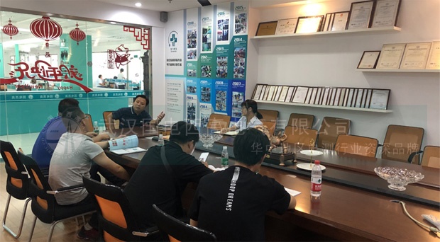 陜西客戶到訪國電西高考察四級資質設備