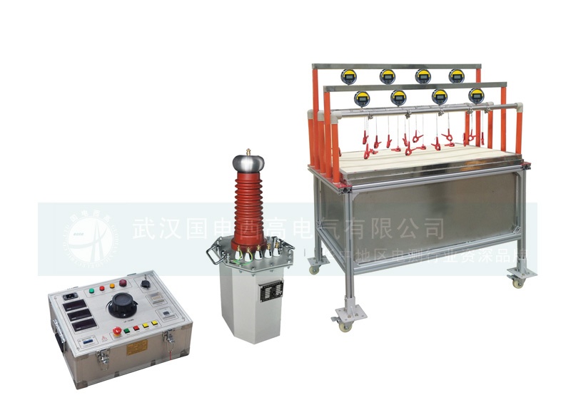 絕緣手套（靴）耐壓試驗裝置數顯箱油變水槽式（8桶位）
