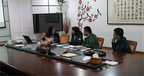 越南客戶來國電西高參觀考察