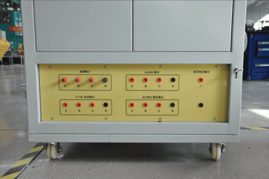 高低壓開關(guān)柜通電試驗臺GDGK-IV背面