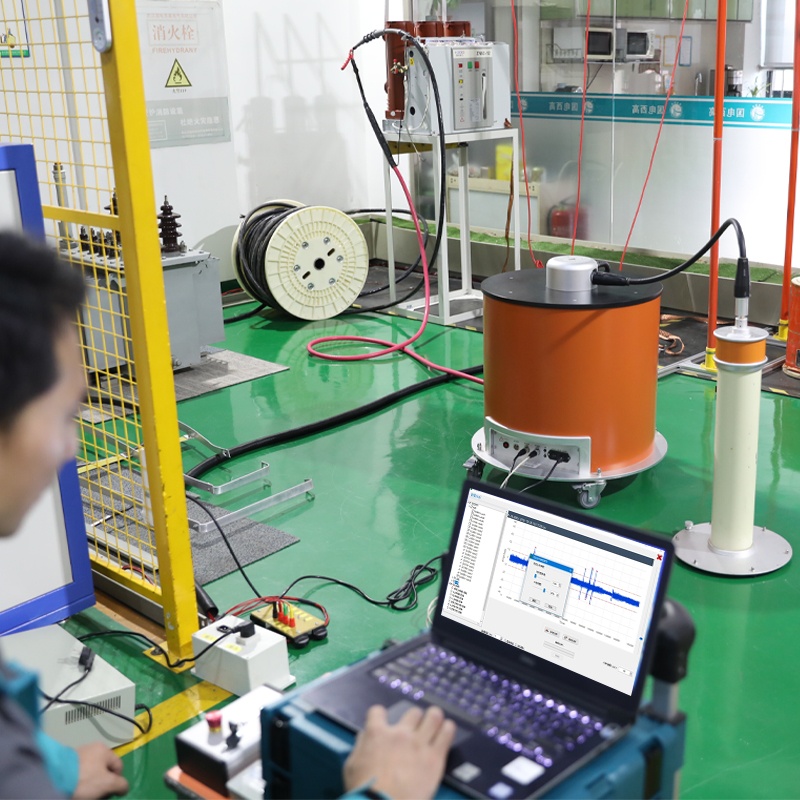 電纜振蕩波局部放電檢測系統(tǒng)場景圖